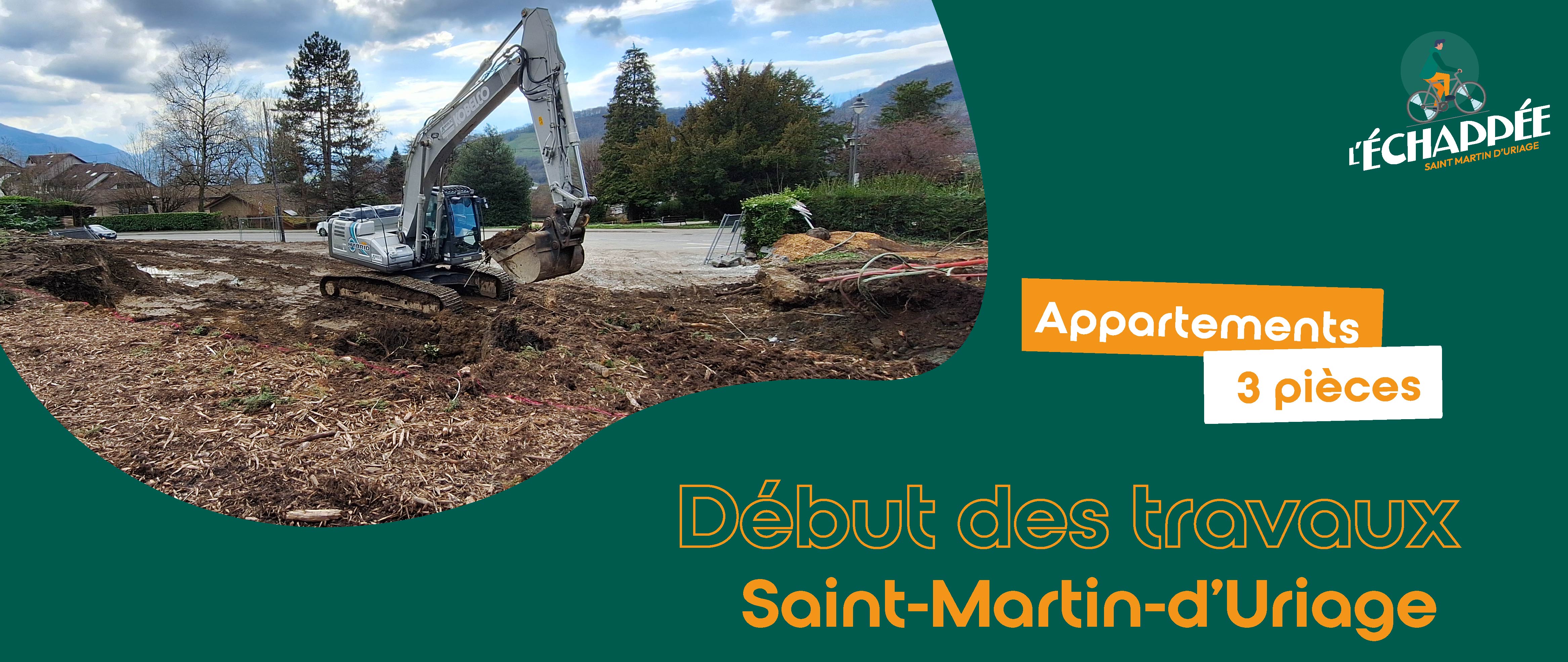 Avancement des travaux à Saint-Martin-d'Uriage 