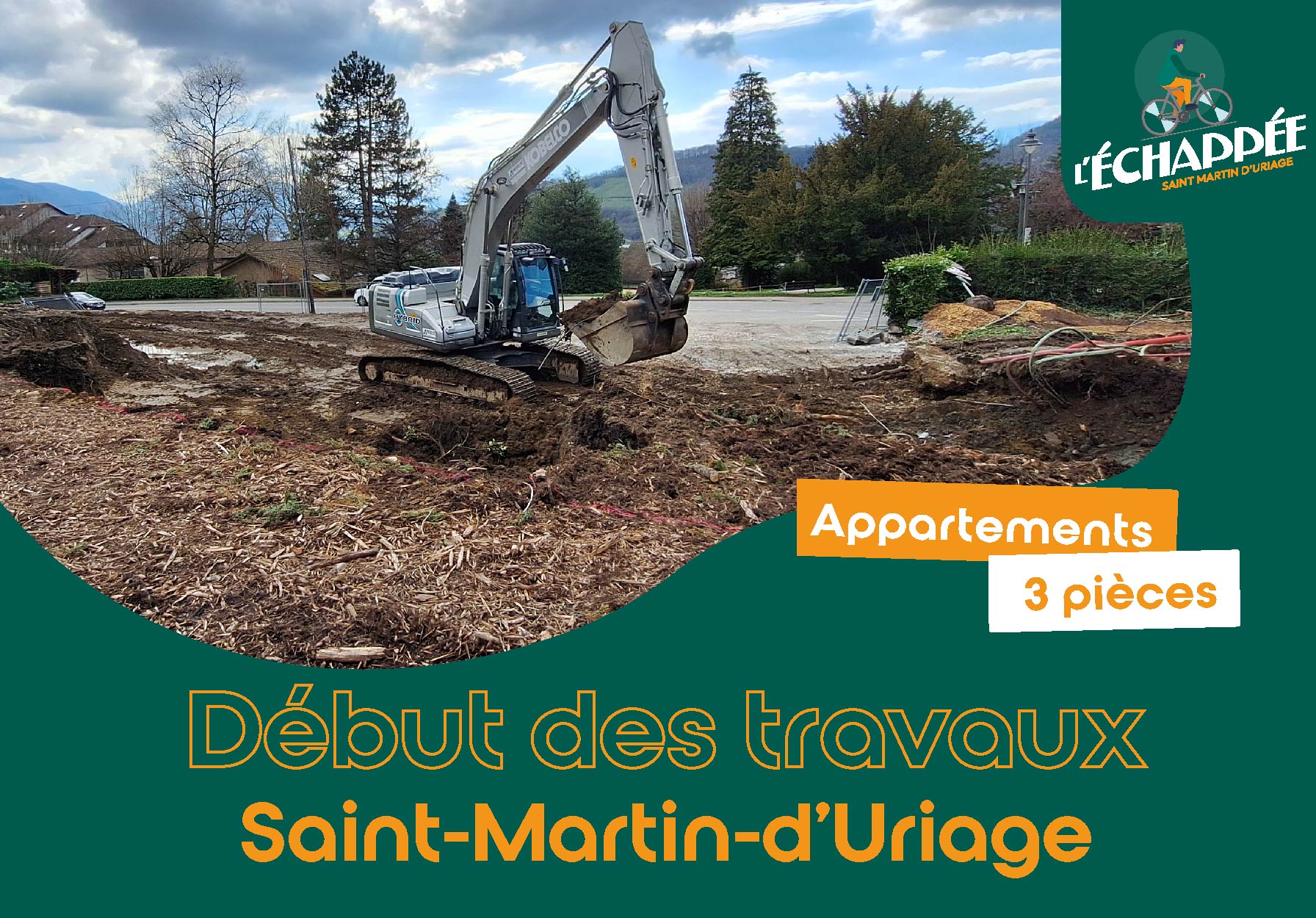 Avancement des travaux à Saint-Martin-d'Uriage 