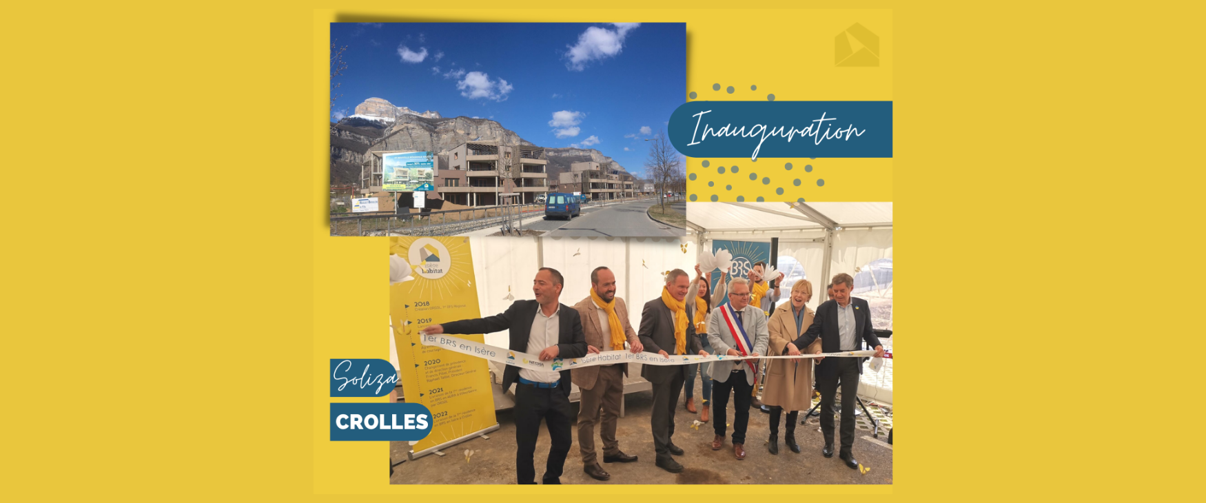 Inauguration de la première résidence en Bail Réel Solidaire en Isère