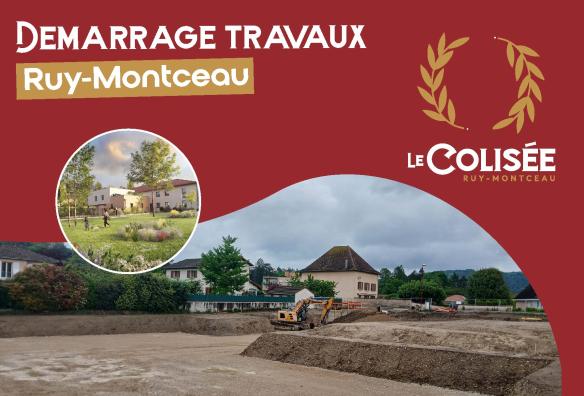 Démarrage des travaux - Le Colisée à Ruy-Montceau 