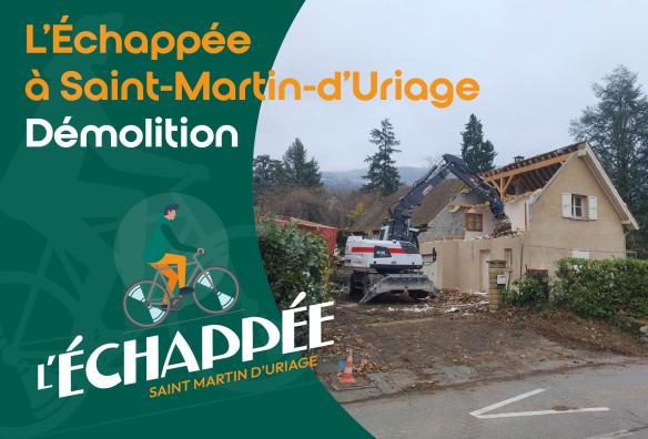 Démolition à Saint-Martin-D'Uriage