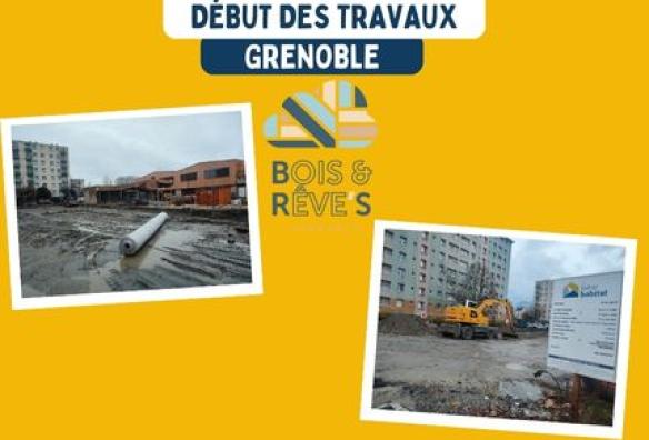 Lancement des travaux de notre résidence Bois & Reve's 